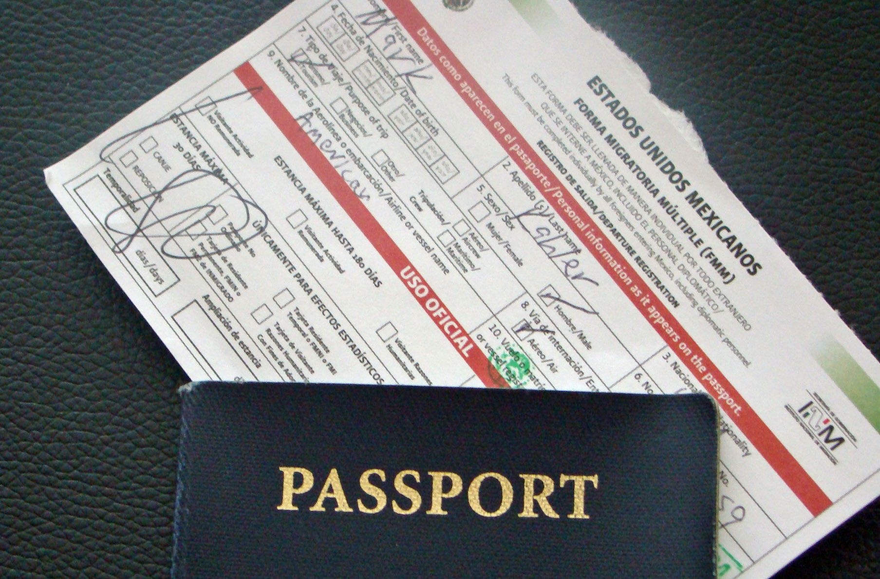 mexico travel with passport card